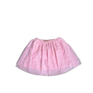 Crewcuts Girls Pink Tulle Ballet Skirt Size M Elastic Waist Dance Tutu